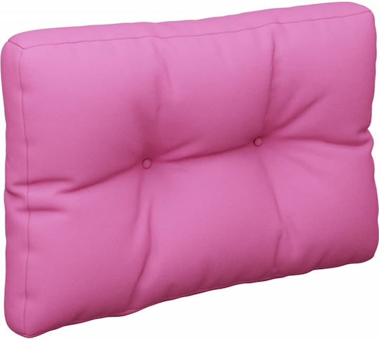 vidaXL Gartenstuhlkissen Mit Rückenlehne Rosa 2Stück 60x60cm
