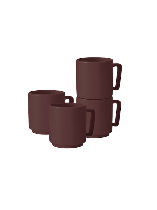 Berlinger Haus Set of Cups Coffee Ceramic White 300ml 4pcs