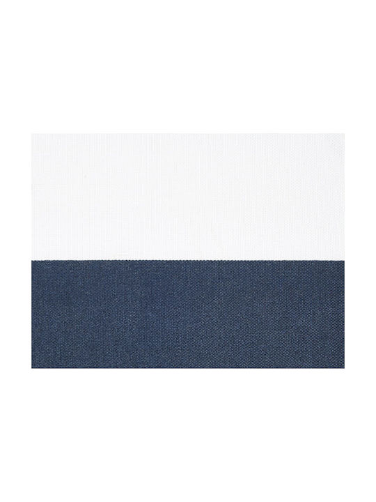 Beliani Μαξιλάρι για Παγκάκι Κήπου Blue And White 54x112εκ.