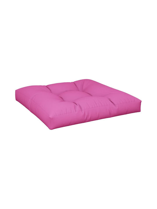 vidaXL Gartenstuhlkissen mit Rückenlehne Rosa 2 Stück 70x70cm
