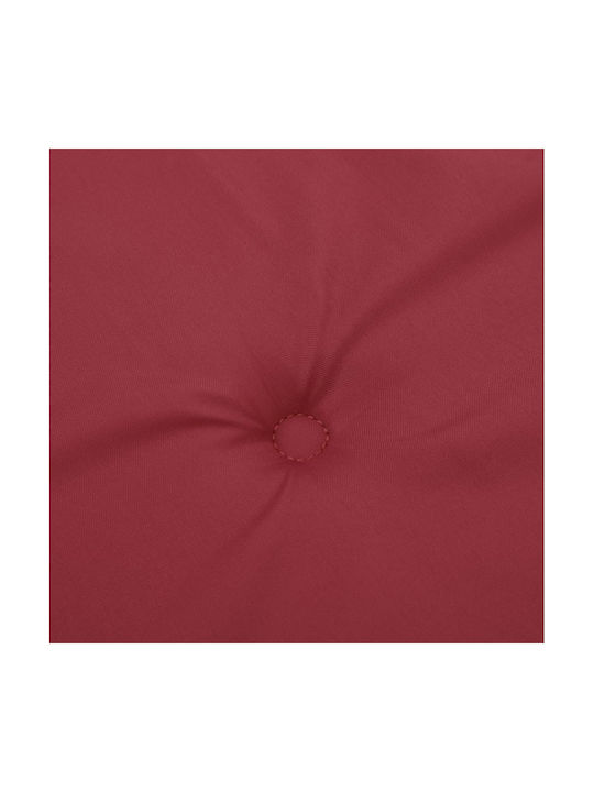 vidaXL Pernă De Bancă De Grădină Burgundy 120x50 Cm