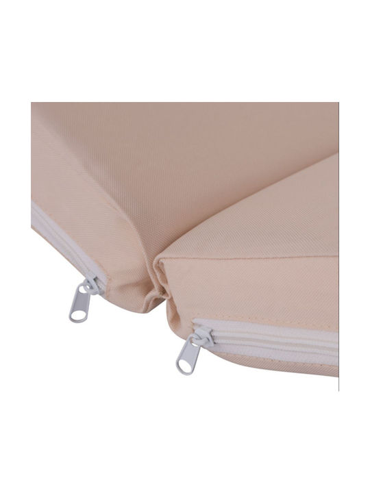 Freebox Sunbed Cushion with Backrest Chios Beige 192x59cm