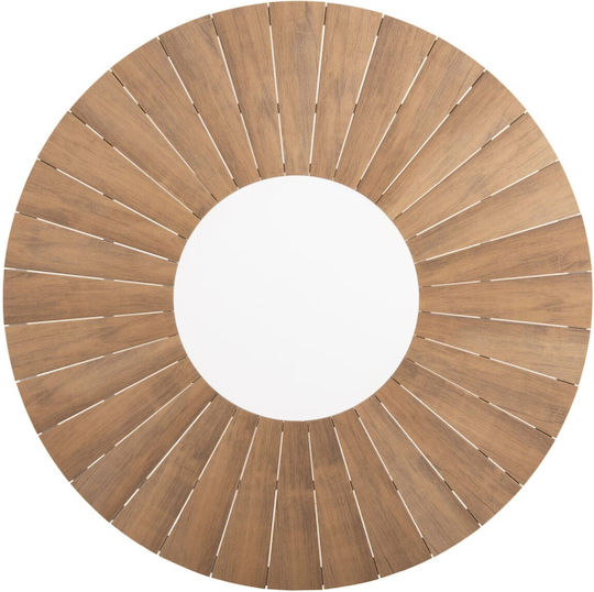 Masa pentru spații exterioare Aluminiu Moril Alb 120x120cm