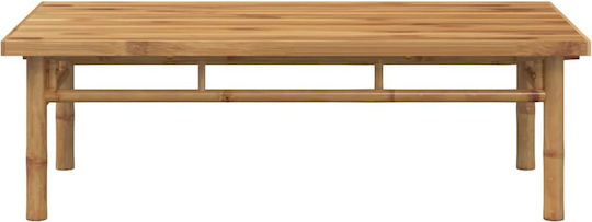 Masa Masa de lounge pentru spații exterioare de bambus 110x55x35buc