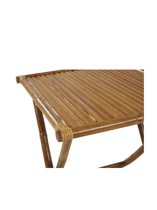 Masa Masa de lounge pentru spații exterioare mici de bambus 70x70x73buc