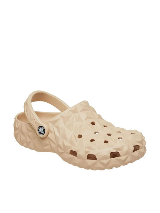 Crocs Classic Geometric Clog Women's Clogs Beige