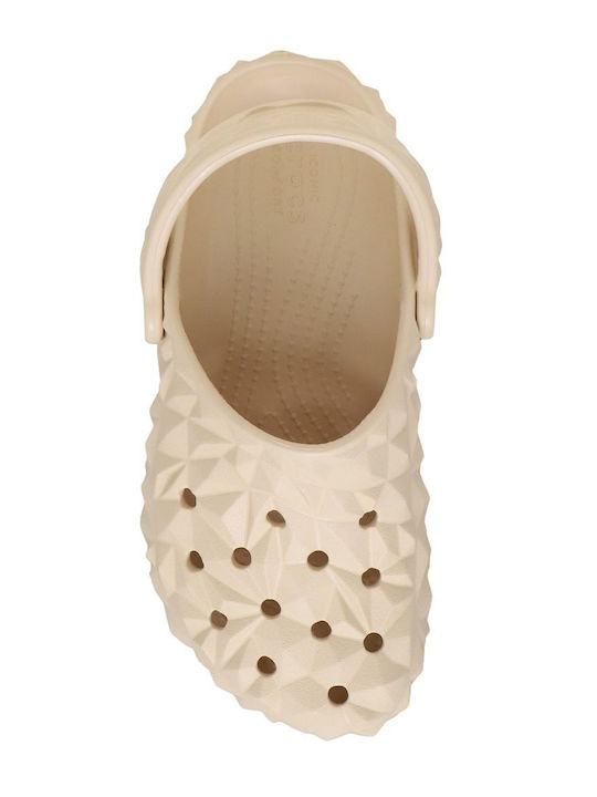 Crocs Classic Geometric Clog Women's Clogs Beige
