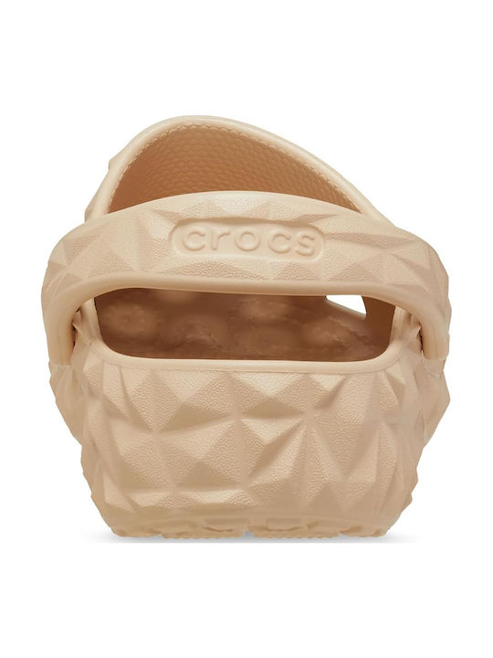 Crocs Classic Geometric Clog Women's Clogs Beige