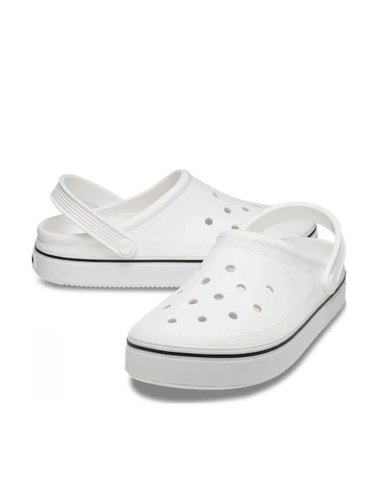 Crocs Off Court Σαμπό Λευκά