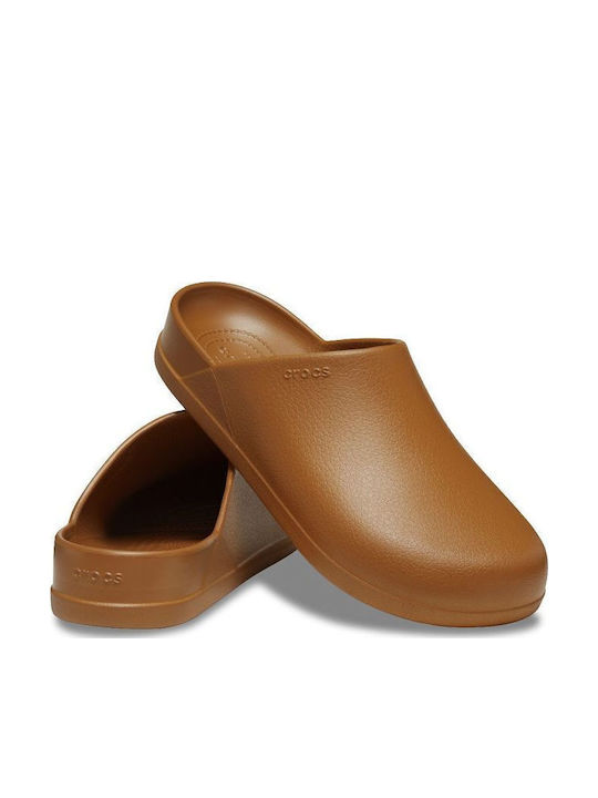 209366-21N Dylan Clog Τσοκαρο Crocs - Cognac - Λαστιχο