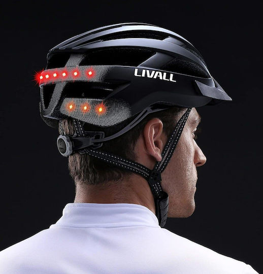 Livall MT1 Helm Für Elektro-Roller Schwarz Groß In Schwarz Farbe