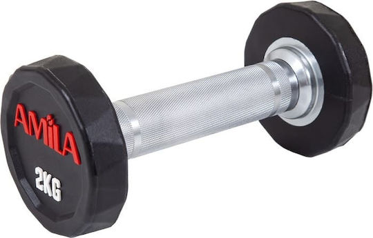 AMILA Polygon Series Βαράκι Δεκάγωνο Λαστιχένιο 1 x 4kg