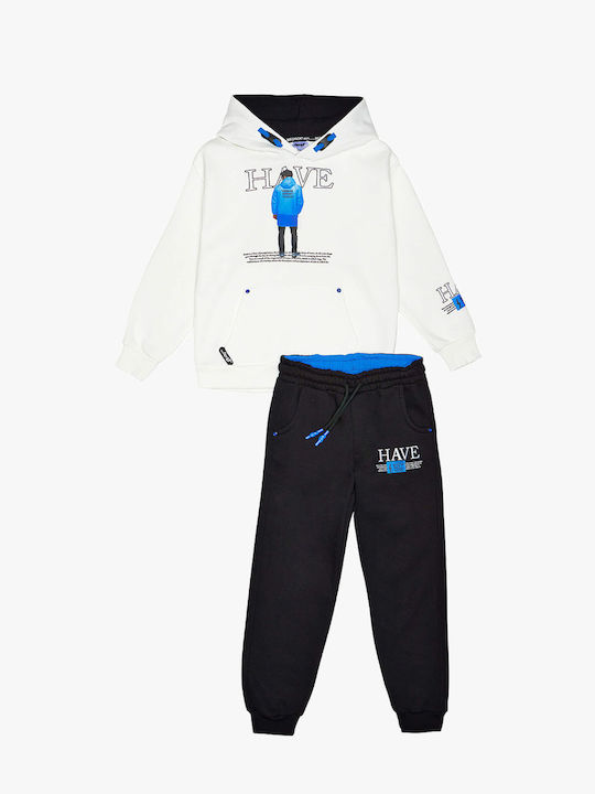 Sprint Kids Sweatpants Set offwhite