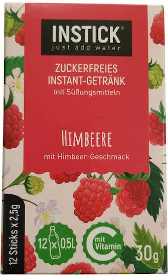 Instick Χυμός σε Σκόνη Raspberry 2.5gr 12τμχ