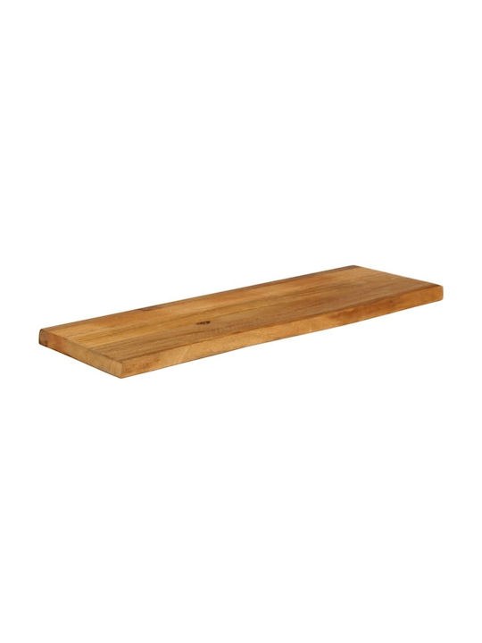 vidaXL Rectangular Table Surface made of Solid Wood Mango - Brown 110x20x3.8cm 370565 1pcs