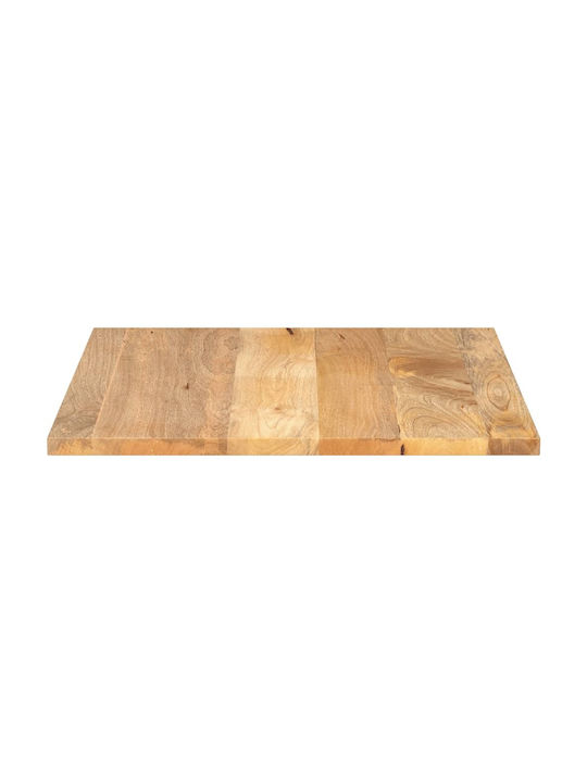vidaXL Square Table Surface made of Solid Wood Mango 80x80x3.8cm 371545 1pcs