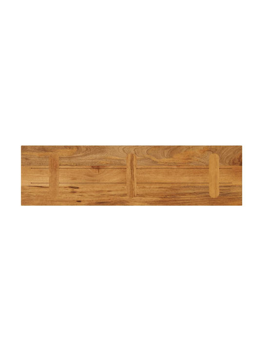 vidaXL Rectangular Table Surface made of Solid Wood Mango 100x30x2.5cm 371568 1pcs