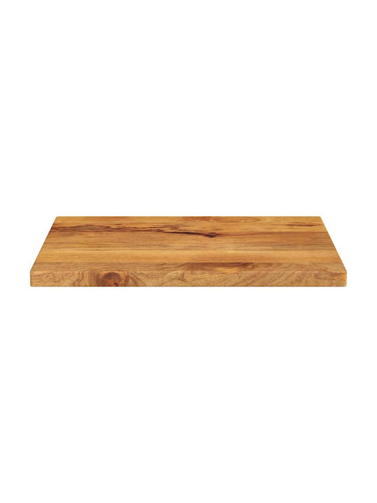 vidaXL Rectangular Table Surface made of Solid Wood Mango 60x50x2.5cm 371587 1pcs