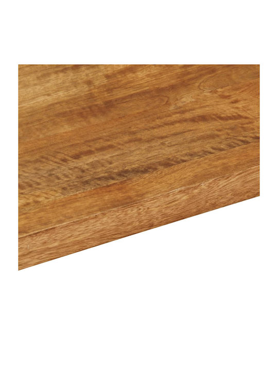 vidaXL Rectangular Table Surface made of Solid Wood Mango 100x30x2.5cm 371568 1pcs