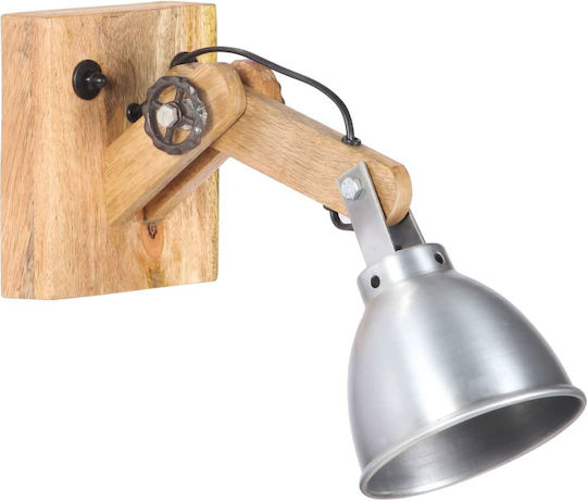 vidaXL Lamp Wall Silver 14cm