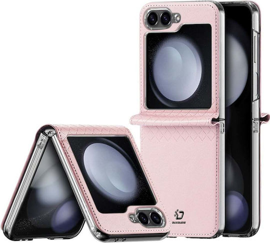 Dux Ducis Back Cover Synthetic Leather Pink (Galaxy Z Flip6)