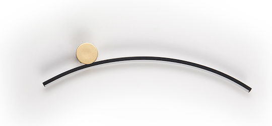 Smile Lamp Wall with Integrated LED Black 13x57cm