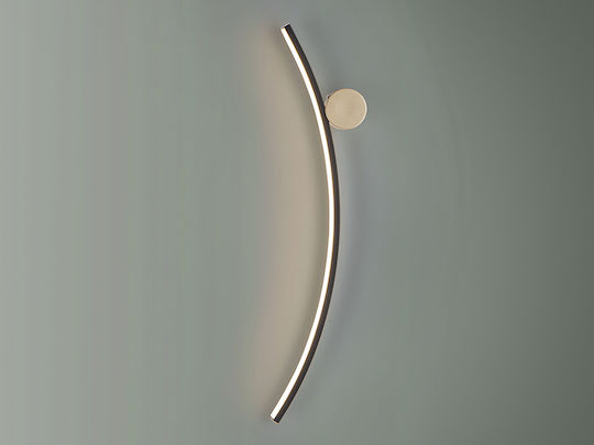Smile Lamp Wall with Integrated LED Black 13x57cm