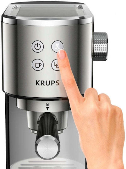 Krups Virtuoso Espressomaschine 1400W Druck 15bar Schwarz