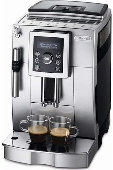 De'Longhi Magnifica S Smart Αυτόματη Μηχανή Espresso 1450W Πίεσης 15bar με Μύλο Άλεσης Ασημί