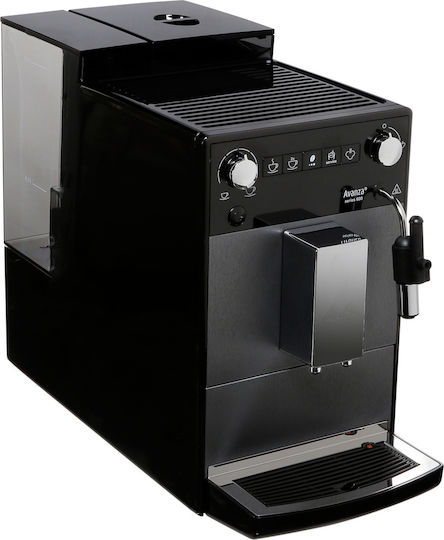 Melitta Avanza F 270-100 Automatic Espresso Machine 1450W Pressure 15bar for Cappuccino with Grinder Gray