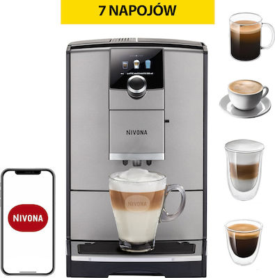 Nivona Automatic Espresso Machine 1455W Pressure 15bar with Grinder Black