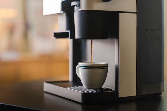 Nivona CUBE 4102 Automatic Espresso Coffee Machine 1455W Pressure 15bar with Grinding Burrs White