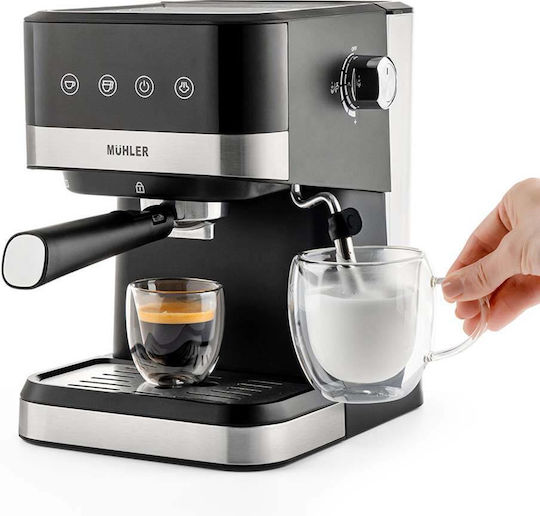 Muhler Mașină de Espresso 1050W Presiune 20bar Argintie MCM-1599