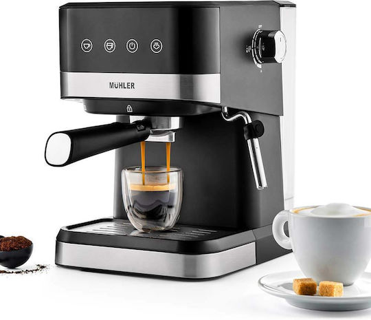 Muhler Mașină de Espresso 1050W Presiune 20bar Argintie MCM-1599
