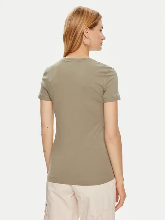 Guess W2yi44 J1314 Damen T-Shirt Mossy Green