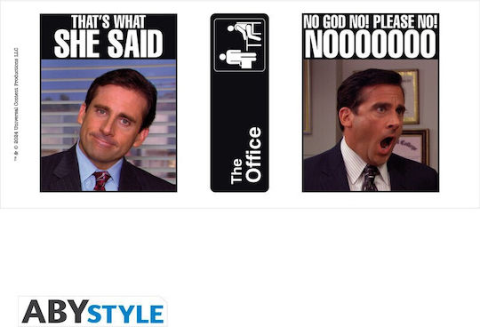 Abysse The Office Michael Scott Κούπα Κεραμική Μαύρη 320ml 3665361145264