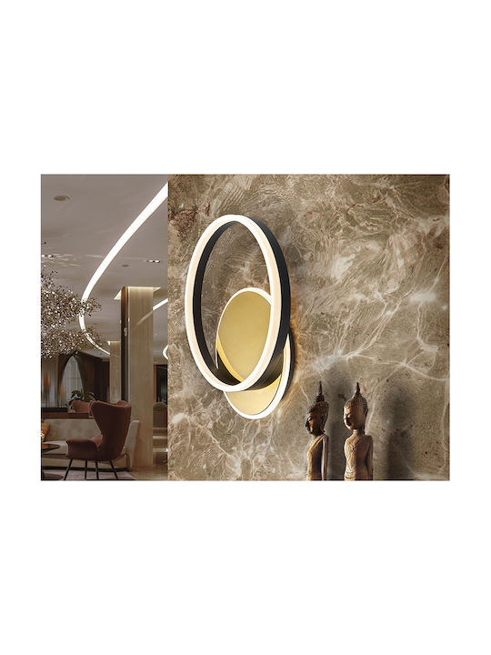 Oriel Таванно осветление Златист с Вграден LED