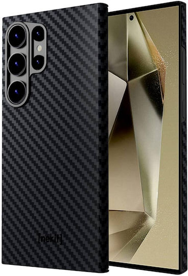 Nekit Umschlag Rückseite Aramid Fiber 1mm Schwarz (Galaxy S24 Ultra)