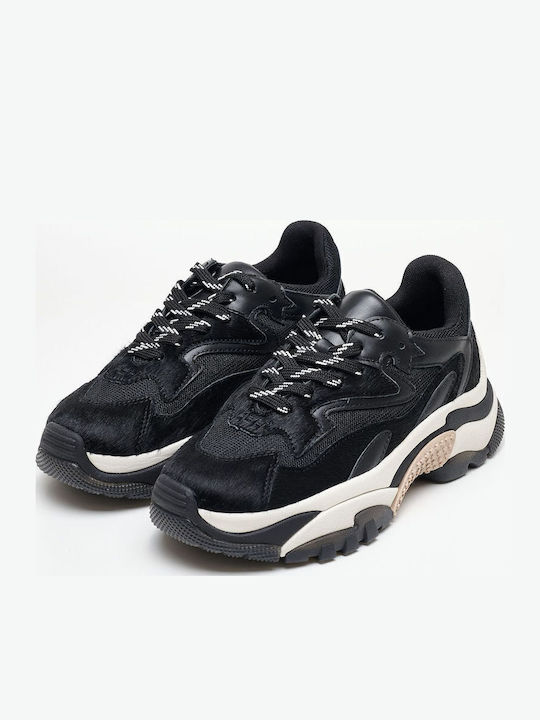 Addict Combo Γυναικεία Chunky Sneakers Μαύρο