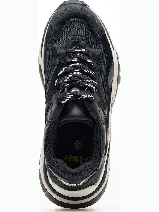 Addict Combo Γυναικεία Chunky Sneakers Μαύρο