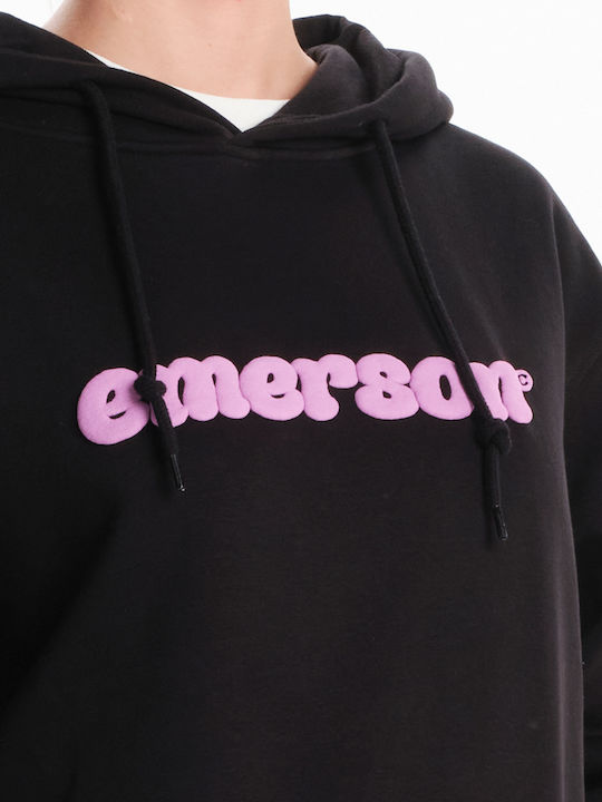 Women's Sweatshirt Hooded Black