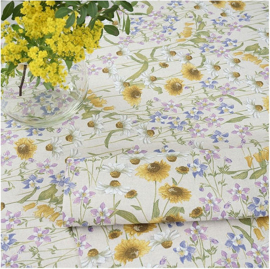 Dimeco Ράνερ Garden Μπέζ 40x160εκ.