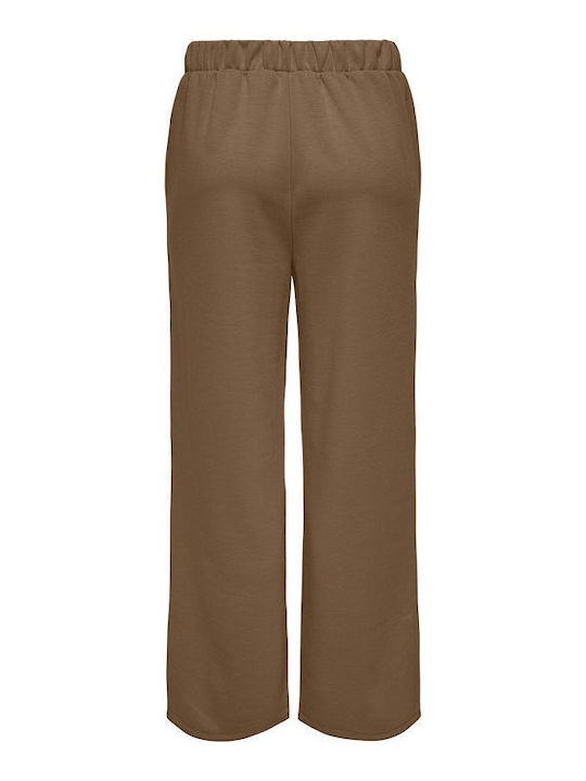 Only Pantaloni de trening pentru femei Bell Coffee