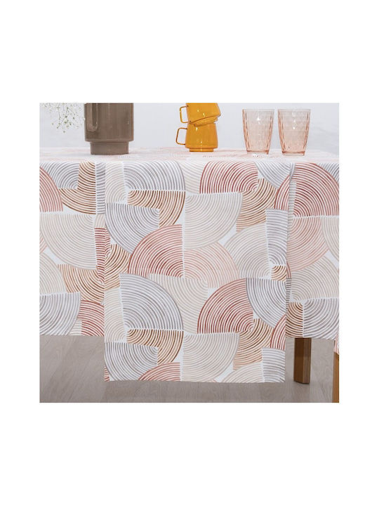 Dimeco Kariert 5170 Terracotta 85x85cm