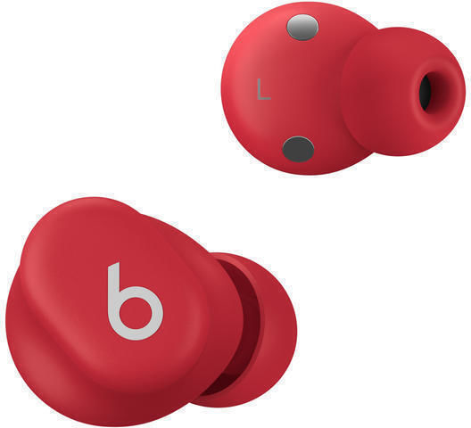 Beats Solo Buds Bluetooth-Freisprecheinrichtung Kopfhörer mit Ladeetui Transparent Red