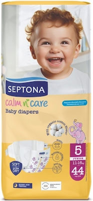 Septona Scutece cu bandă adezivă Calm n' Care Nr. 5 pentru 11-16 kgkg 44buc