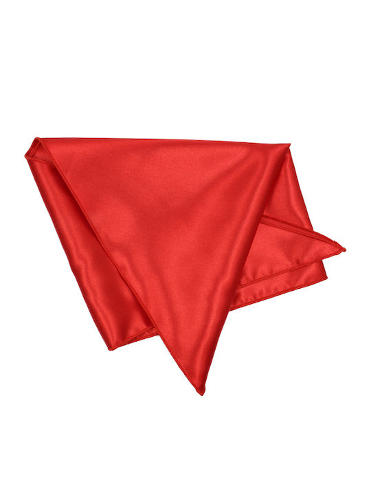 Satin Scarf Parade Triangle Red