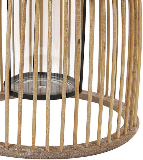 Beliani Laterne Bamboo Beige 23cm