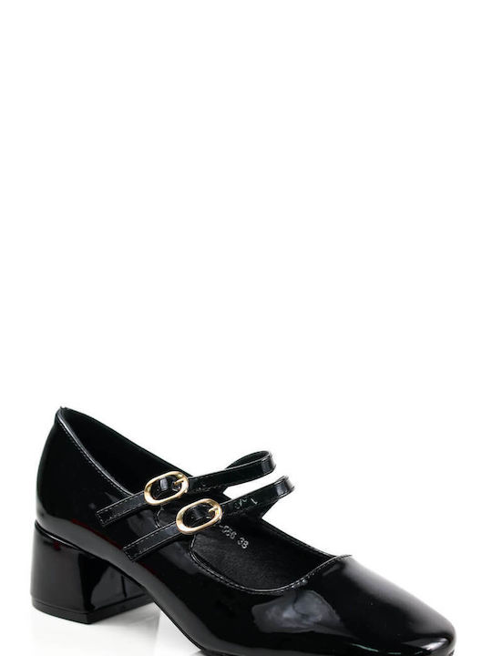 Ligglo Patent Leather Black Heels