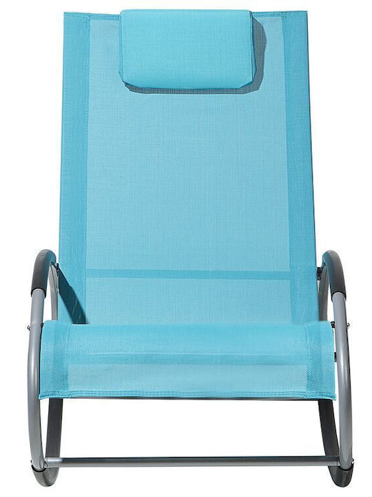 Κουνιστή Καρέκλα Μεταλλική Turquoise